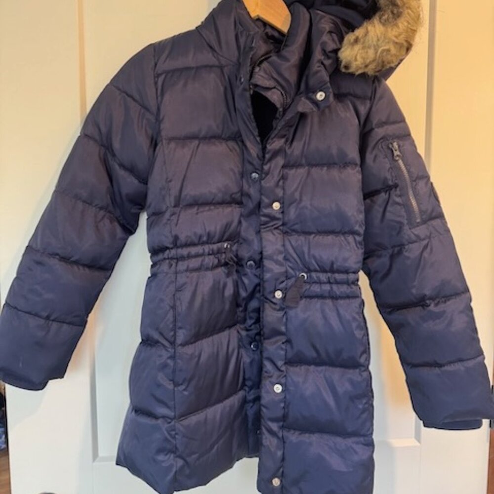 Gap Kids Warmest Down Puffer Jacket Fleece Lined Girl's Size XL
